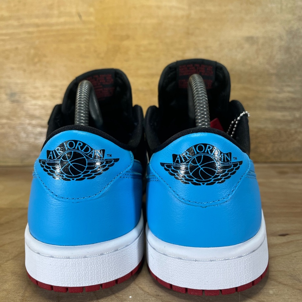 NEW Air Jordan 1 Retro OG Low NC to Chi Womens Sz 10 Shoes Sneakers Blk Red Blue - Picture 6 of 11